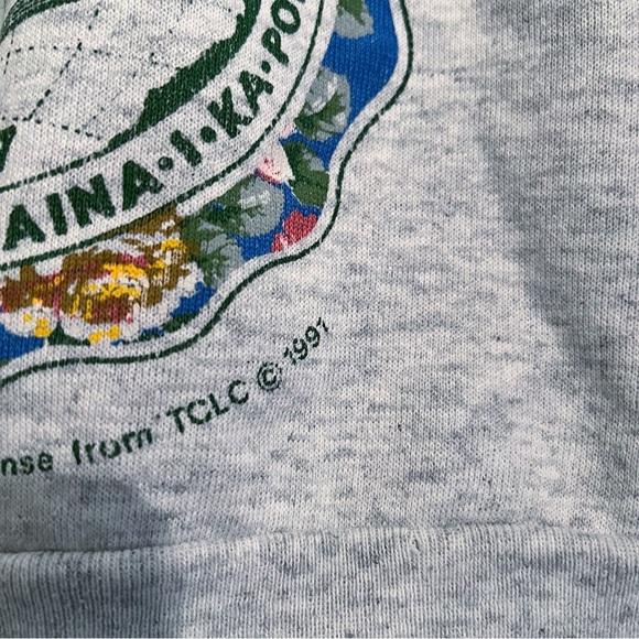Vintage 1991 University of Hawaii Cropped Sweatshirt - Picture 3 of 6